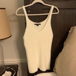Boston Proper white fluffy cami size M